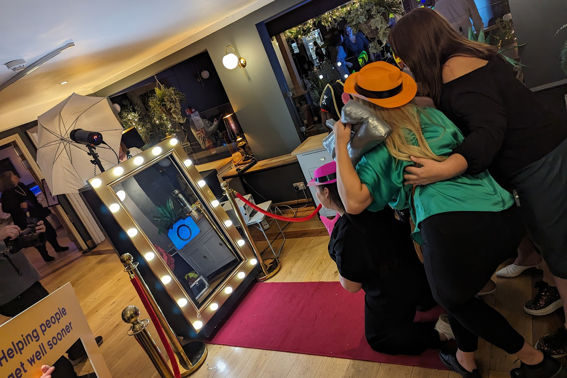 Magic Mirror Photo Booth at elegant event